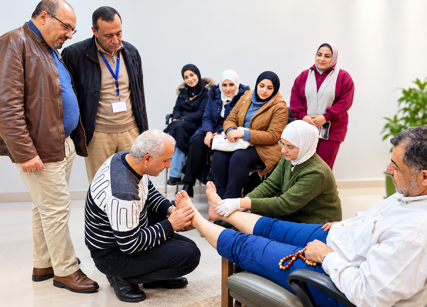 ورشة عمل متخصصة حول تقييم اعتلال الأعصاب المحيطية السكري